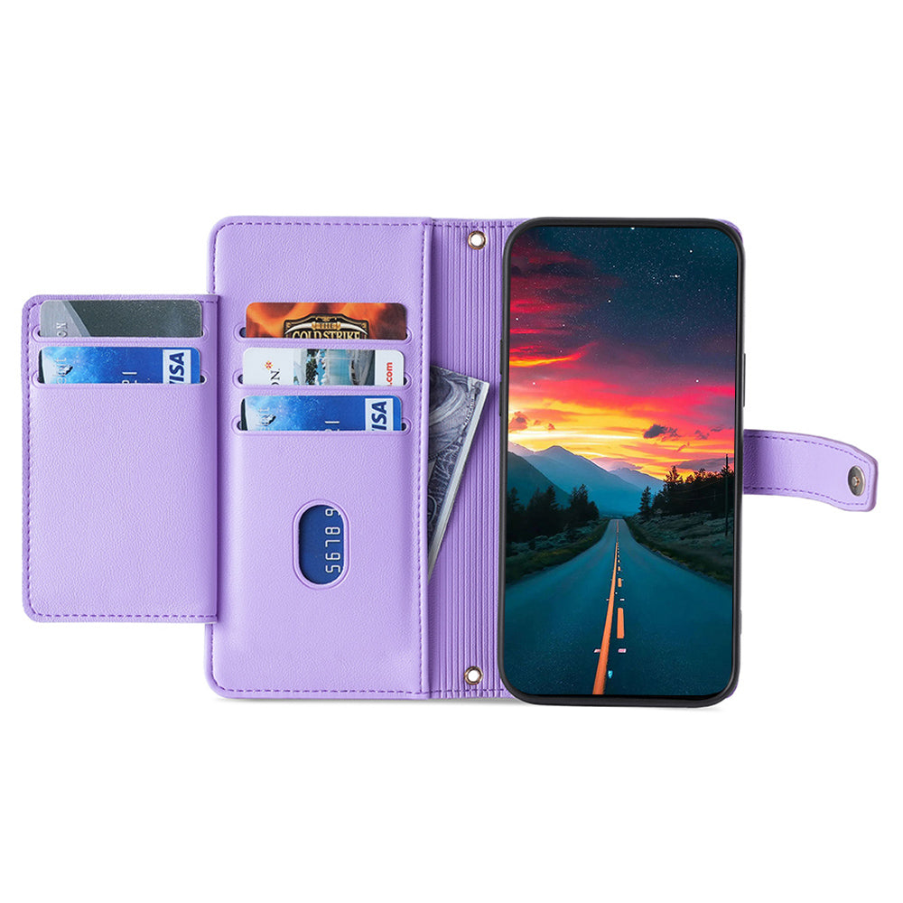 For Transsion Infinix Hot 40i Leather Case Protective Wallet Phone Cover with 2 Straps For Transsion Infinix Hot 40i Leather Case Protective Wallet Phone Cover with 2 Straps